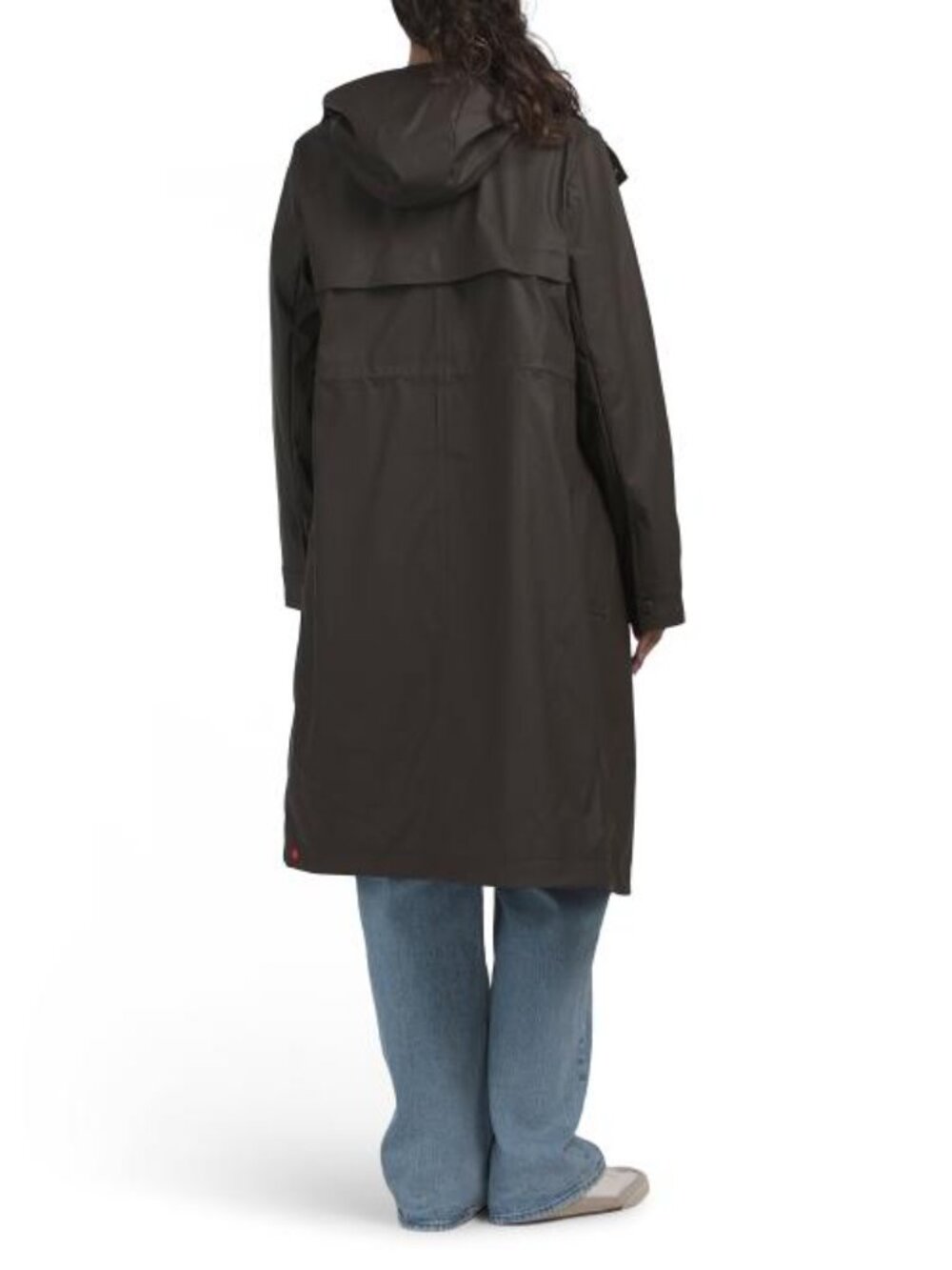 HUNTER Darcy Rubberized Long Rain Jacket - Picture 2 of 3